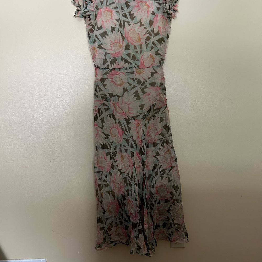 Vintage Floral Maxi Dress